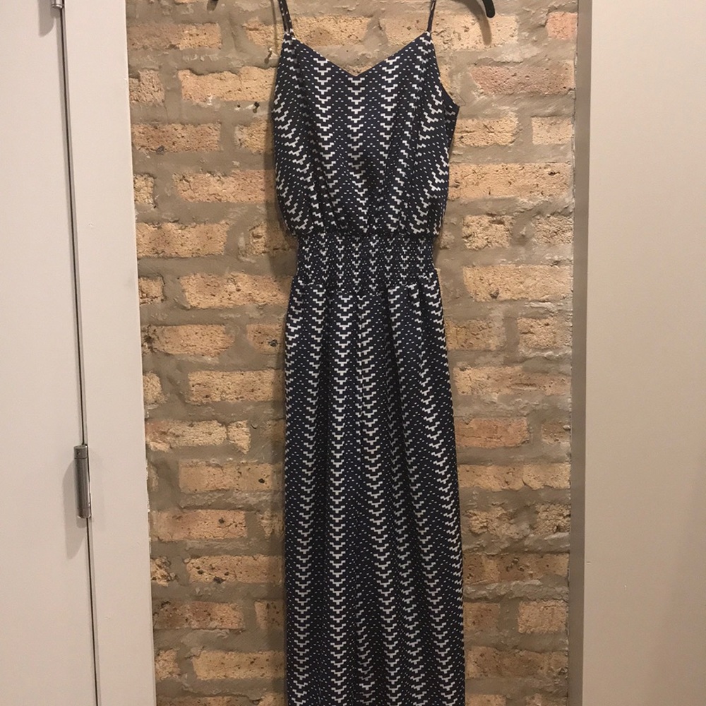 Blue & White Jumpsuit